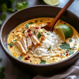 Coconut Chicken Brothy Rice: A Cozy One-Pot Delight!