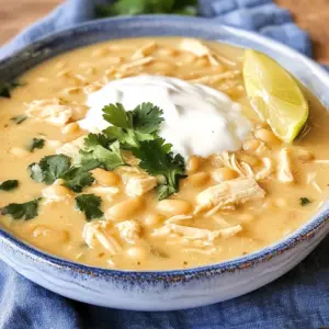 Crockpot Creamy White Chicken Chili