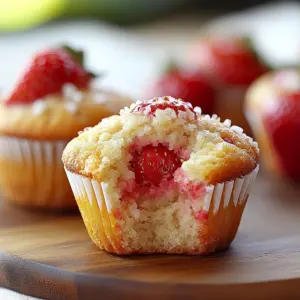 Delightful Fresh Strawberry Muffins