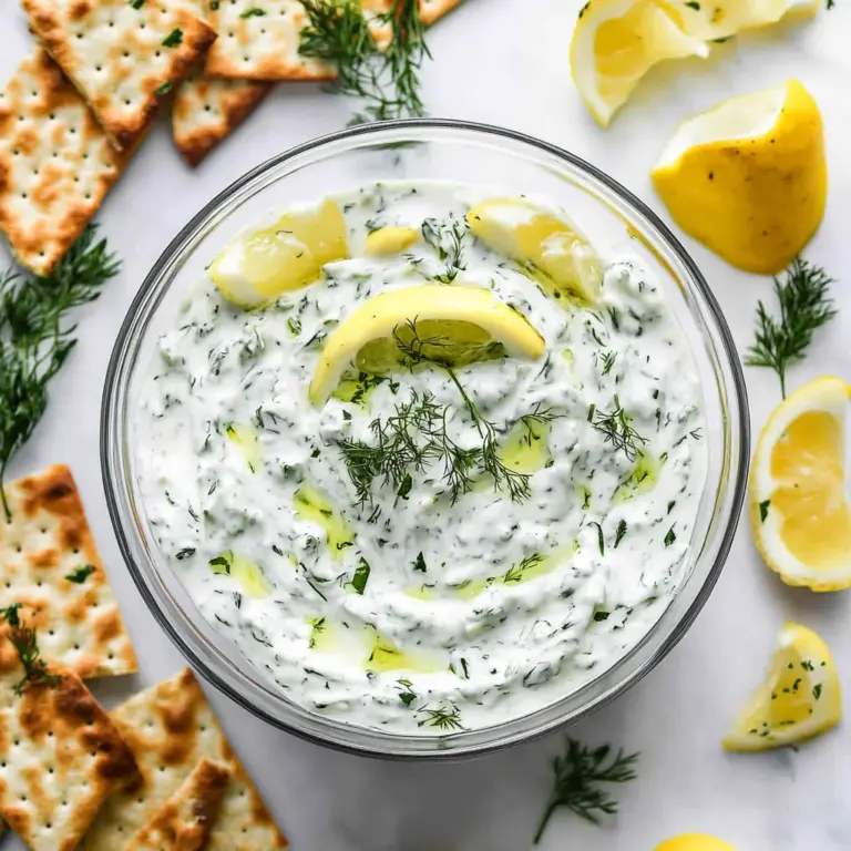 Easy 10 Minute Healthy Tzatziki Sauce