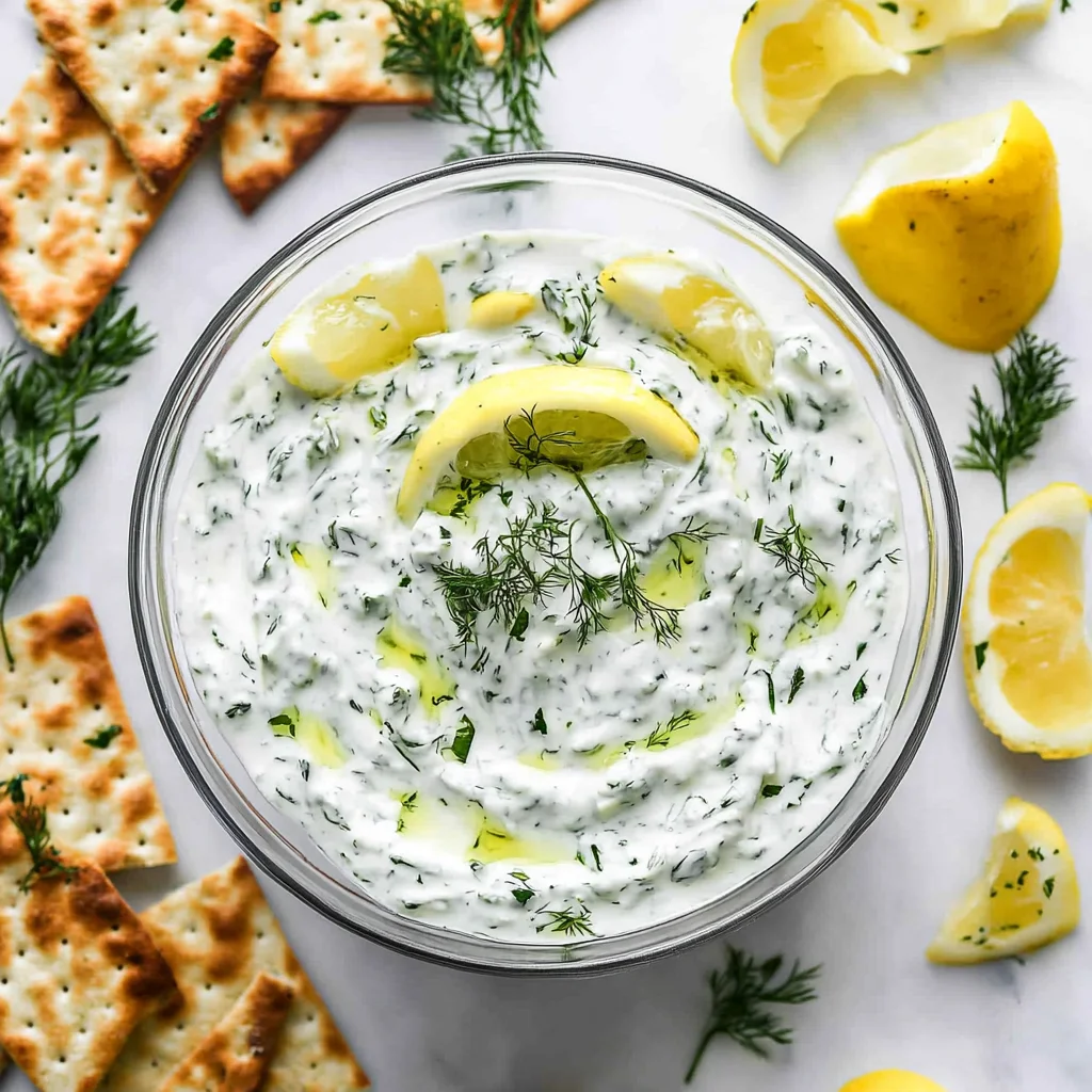 Easy 10 Minute Healthy Tzatziki Sauce