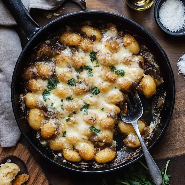 French Onion Gnocchi