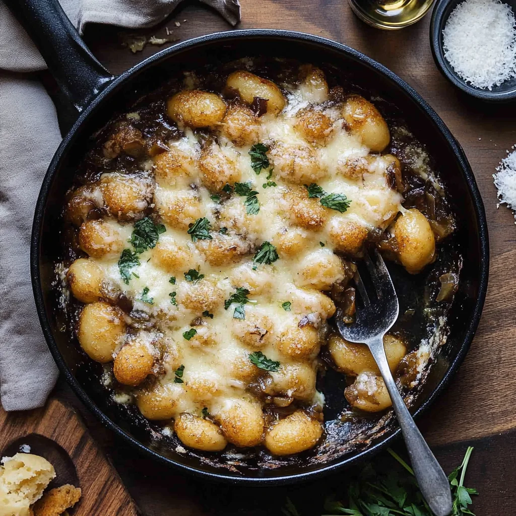 French Onion Gnocchi