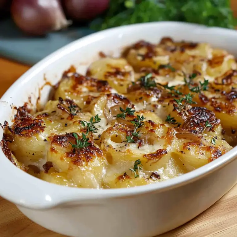 French Onion Potatoes – Cheesy, Savory & Perfect for Cozy Dinners!