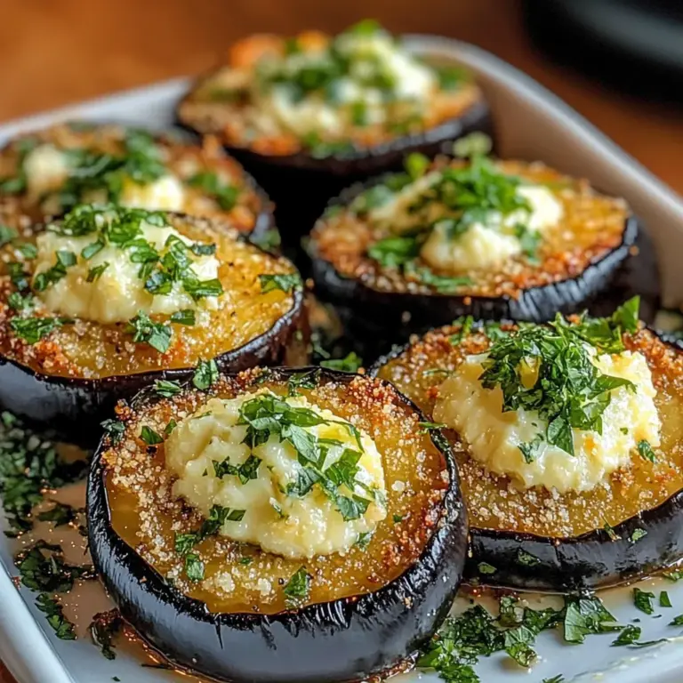Garlic Herb Crusted Eggplant Slices: Recipe Completion and Serving Suggestions