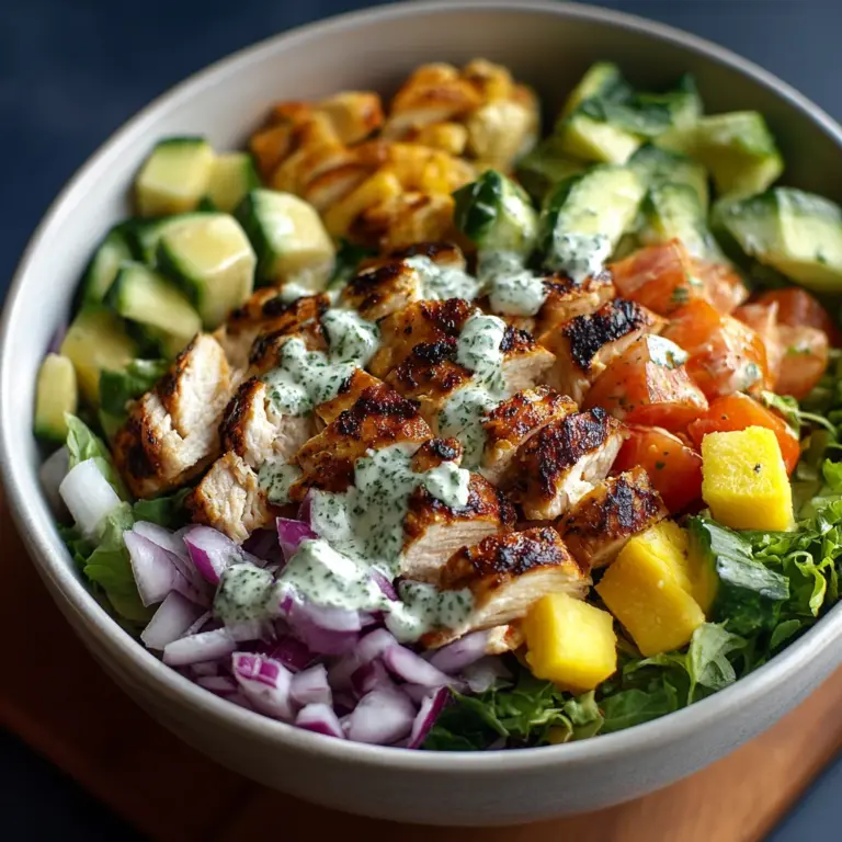 Hawaiian Chicken Salad Bowl