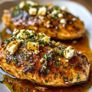 Hot Honey Infused Feta Chicken