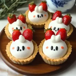 Miffy Strawberry Cheesecake Tartlets