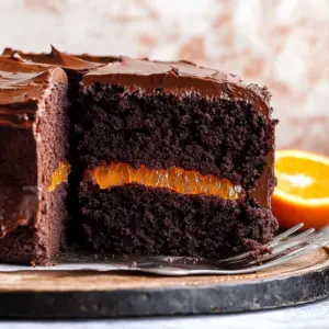 Moist Chocolate Orange Cake