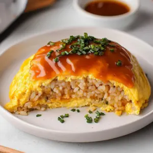 Omurice (Japanese Rice Omelet)