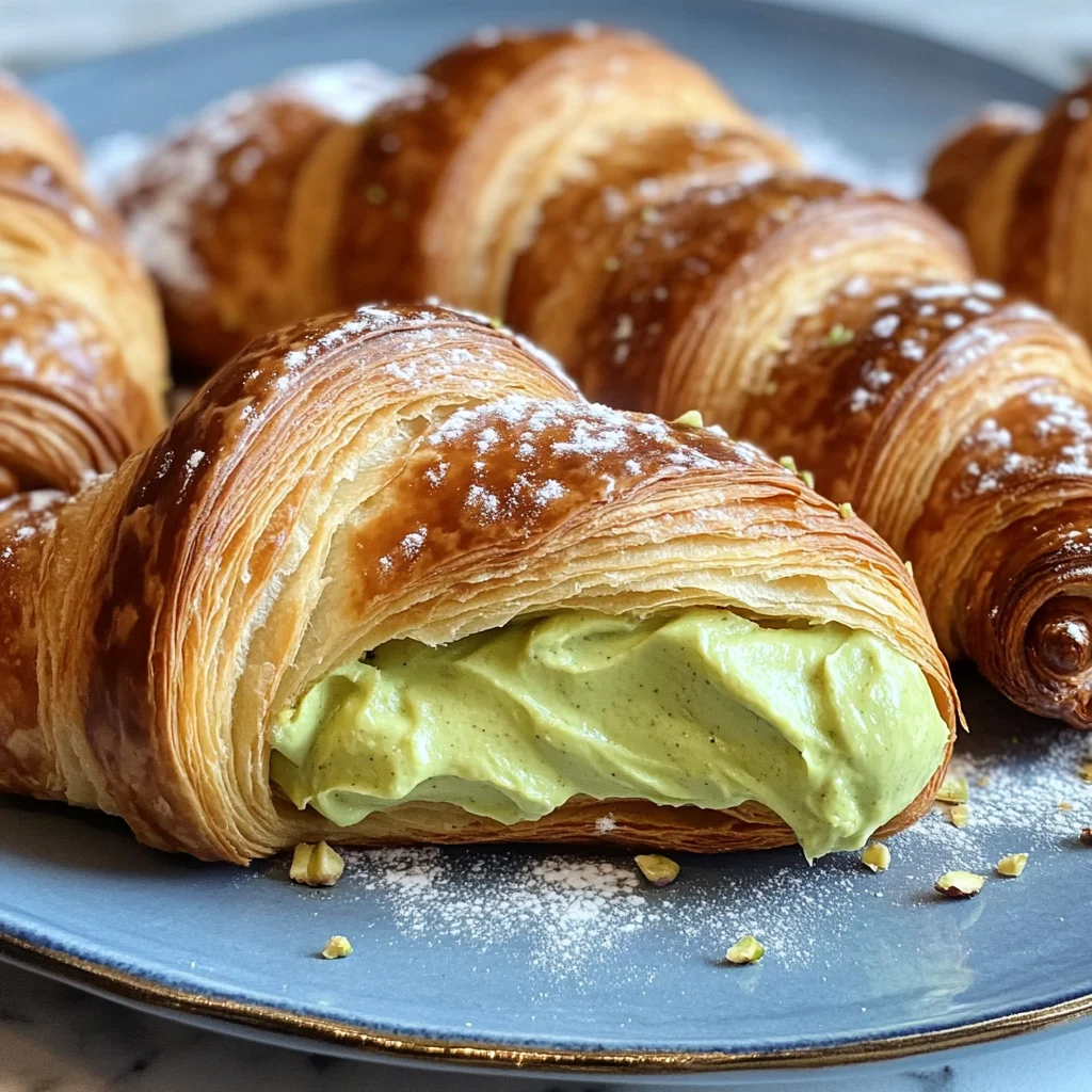 Pistachio Cream Croissants – The Best 9-Step Recipe for Bakery Flavor
