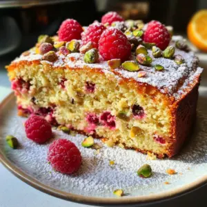 Raspberry Orange Pistachio Ricotta Cake: A Flavor Delight