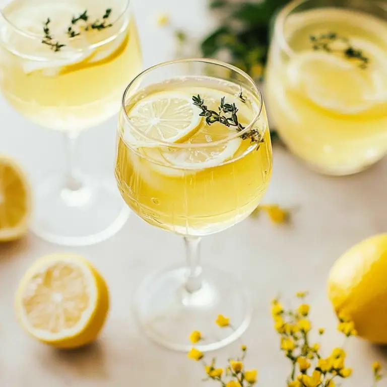 Refreshing Limoncello Spritz