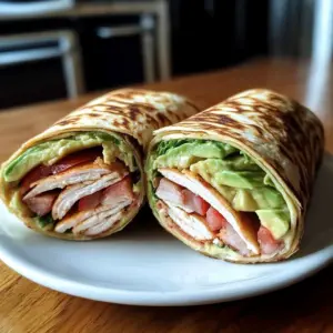 Scrumptious Turkey Avocado Club Wrap: 10-Minute Lunch Bliss
