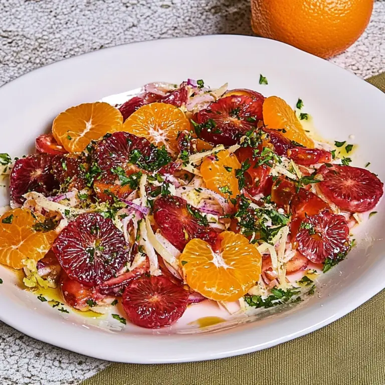 Sicilian Orange Salad (Insalata di Arance)