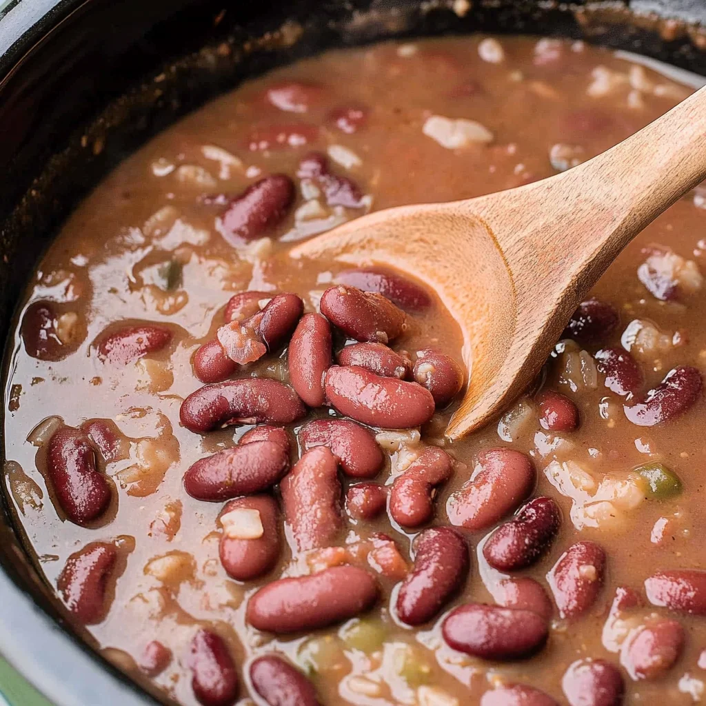 Slow Cooker Cajun Red Beans and Rice
