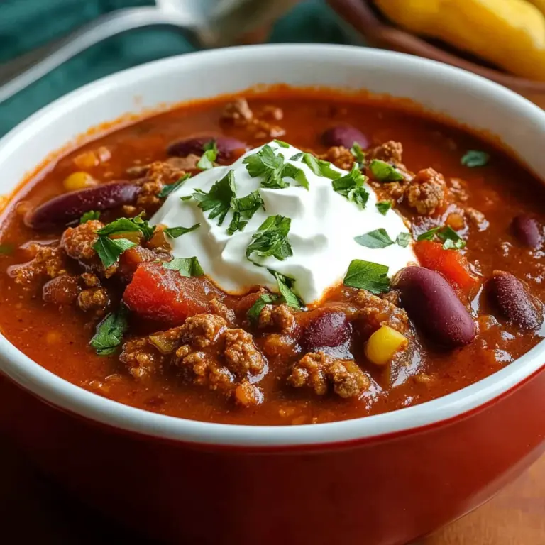 Slow Cooker Chili Recipe