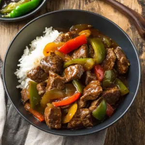 Slow Cooker Pepper Steak Recipe
