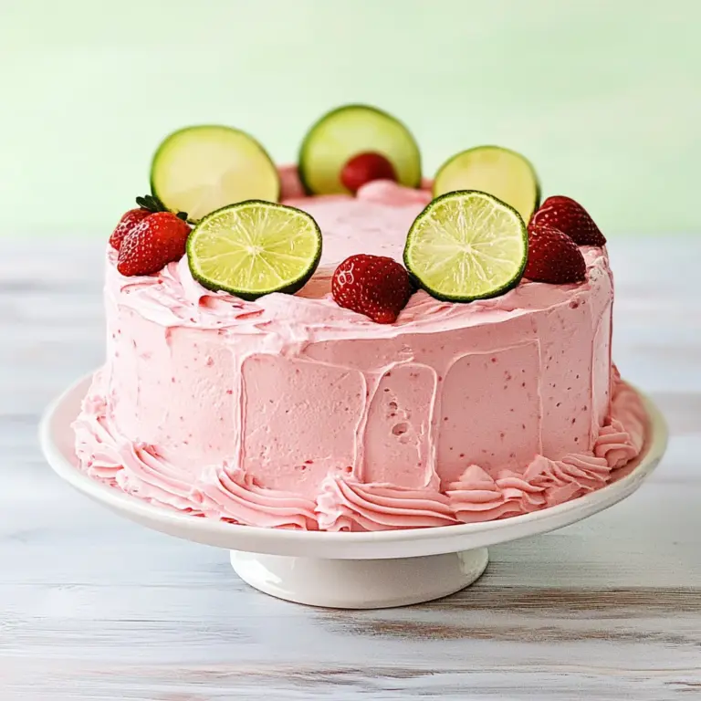 Strawberry Limeade Cake Recipe