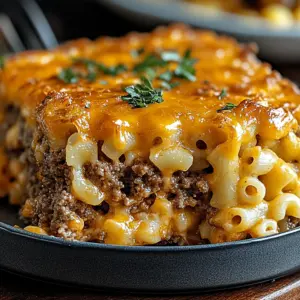 The BEST Mac and Cheese Meatloaf Casserole
