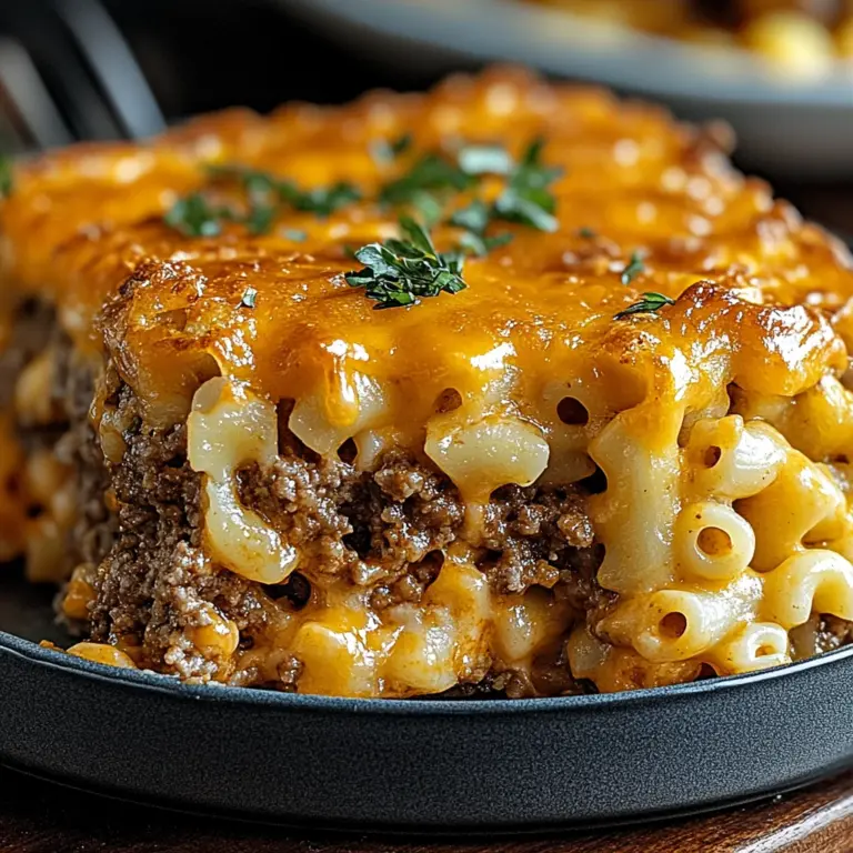 The BEST Mac and Cheese Meatloaf Casserole