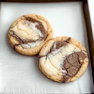 Vietnamese Coffee Marble Cookies