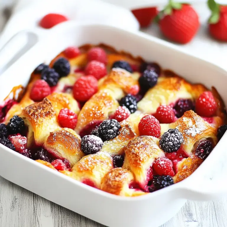 Berry Croissant Bake
