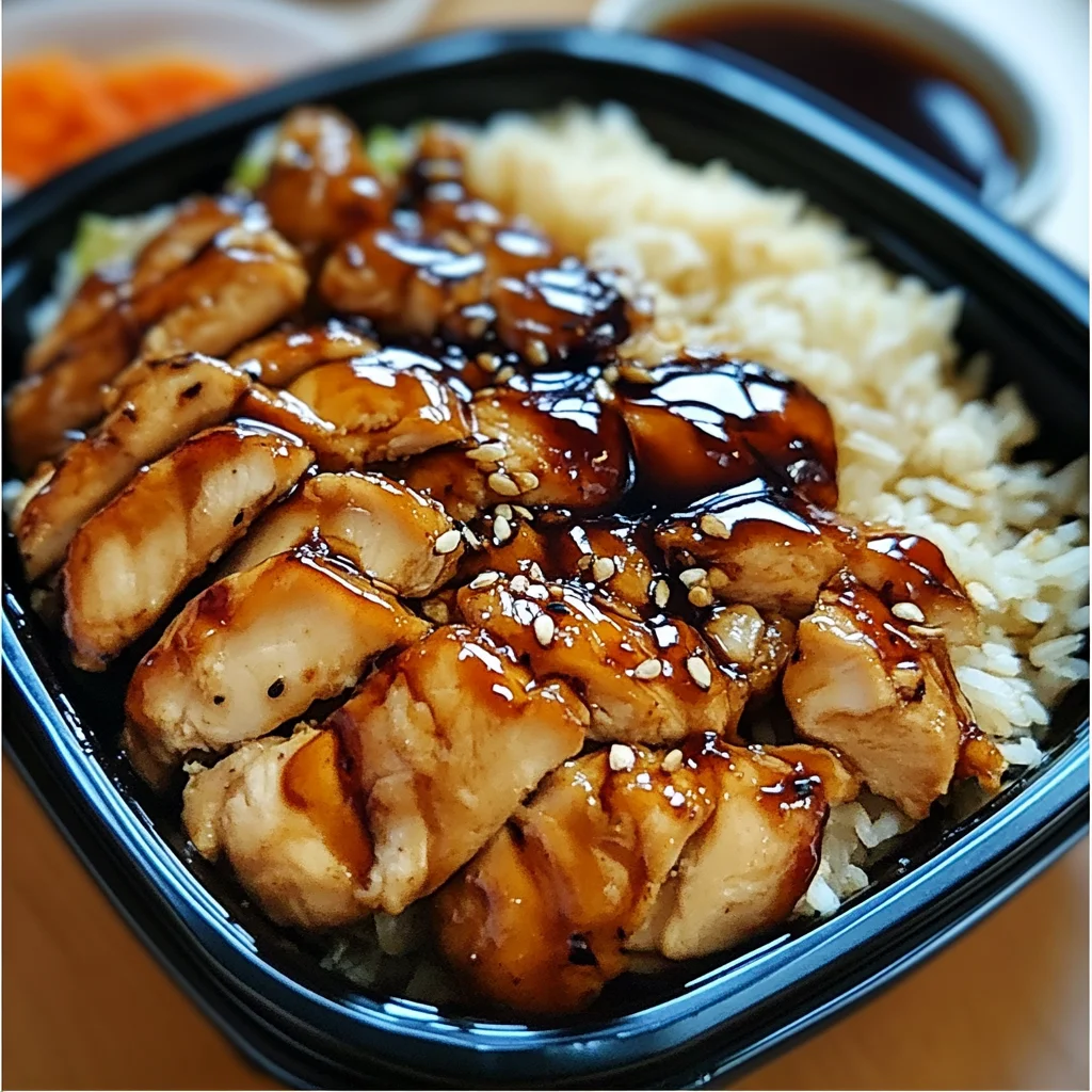 Chicken Teriyaki and Rice