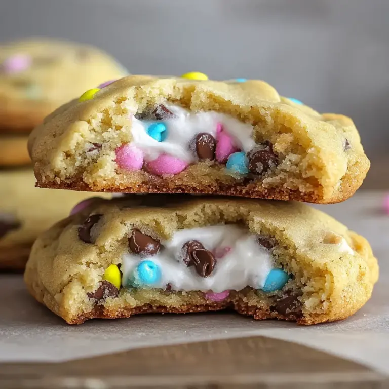Chocolate Chip Peep Stuffed Easter Cookies