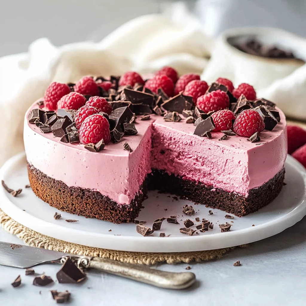 Chocolate Raspberry Mousse Cake Recipe