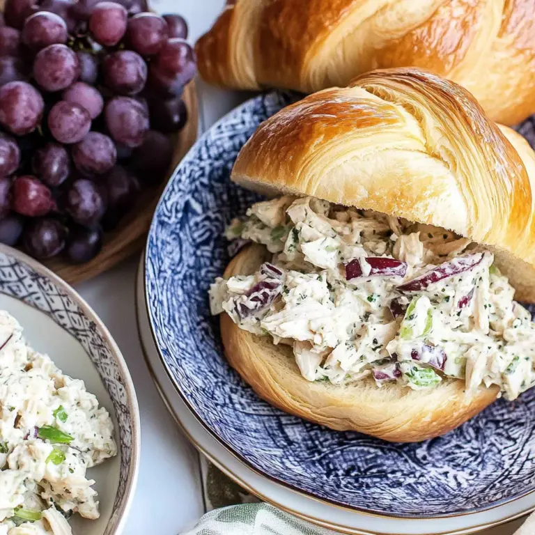 Croissant Chicken Salad Sandwiches
