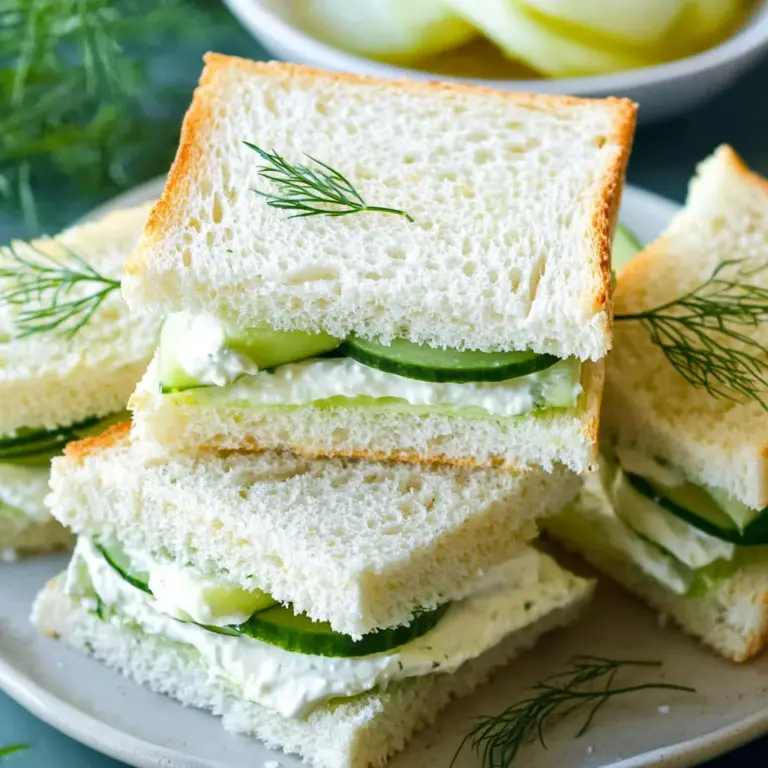 Cucumber Sandwiches