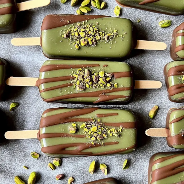 Dubai Pistachio Ice Cream Bars