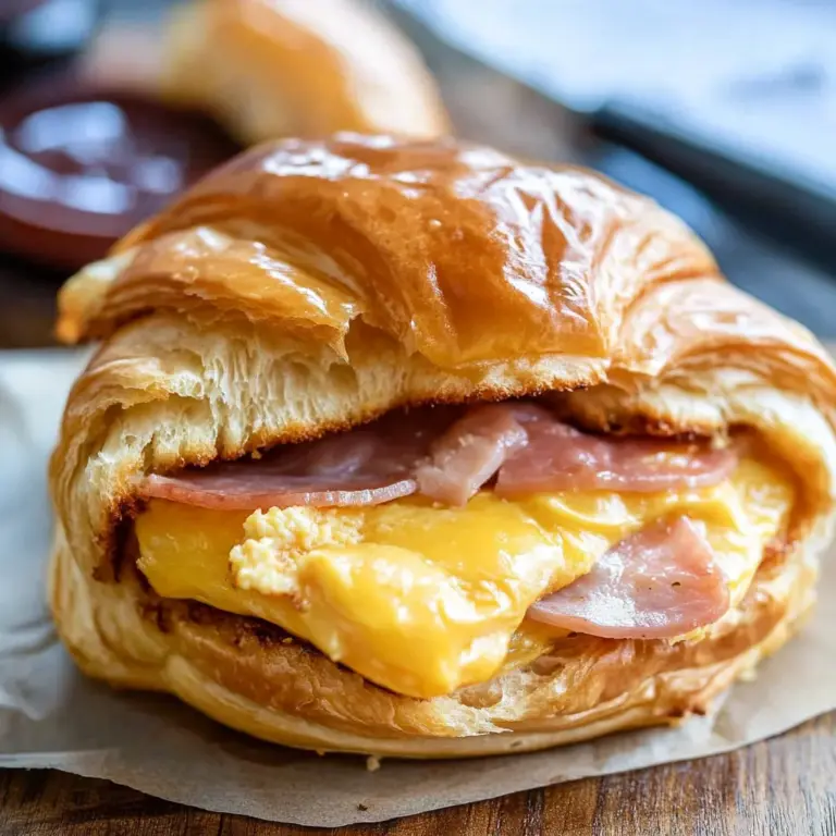 Easy Croissant Breakfast Sandwiches