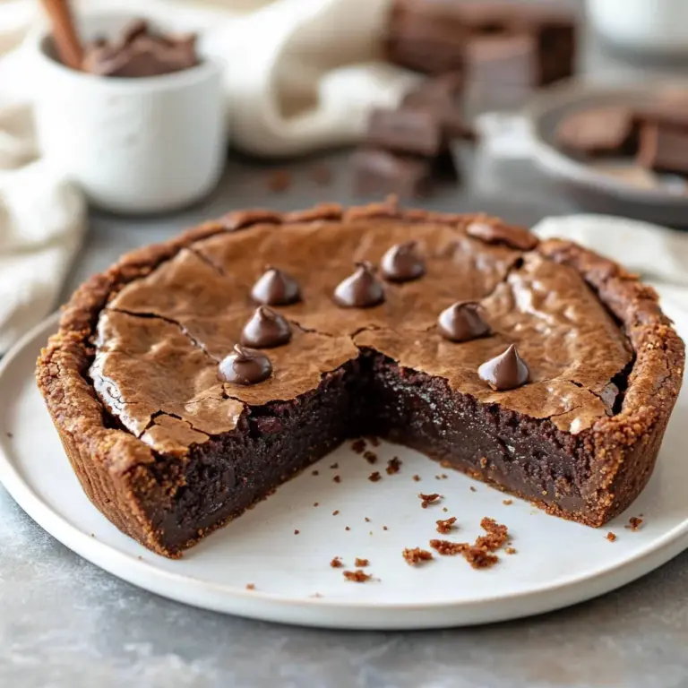 Gooey Brownie Pie