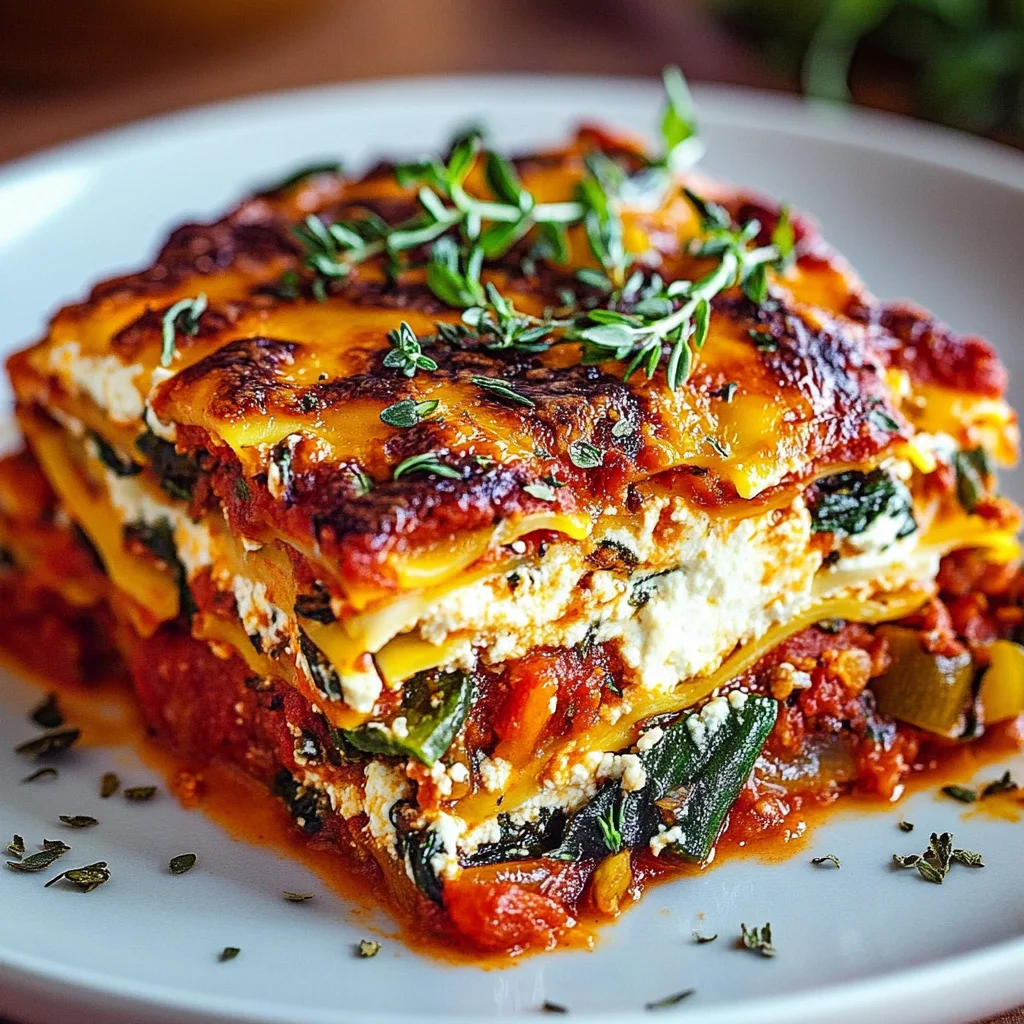 High Protein Veggie Lasagna: Discover a Tasty Twist!