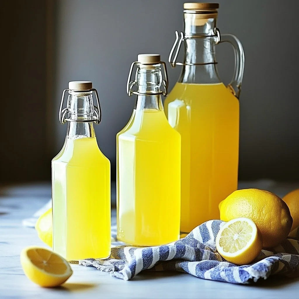 Homemade Limoncello: Authentic Italian Lemon Liqueur Recipe