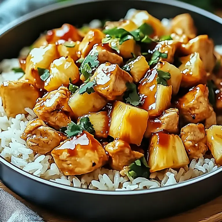 Irresistible Easy Pineapple Chicken and Rice Skillet Delight