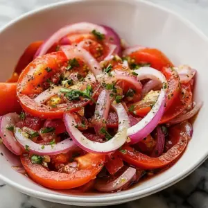 Marinated Tomato Onion Salad