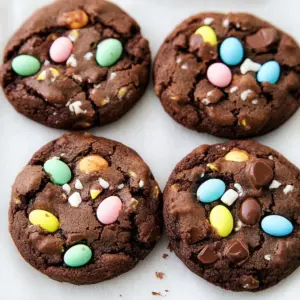 Mini Egg Brownie Cookies