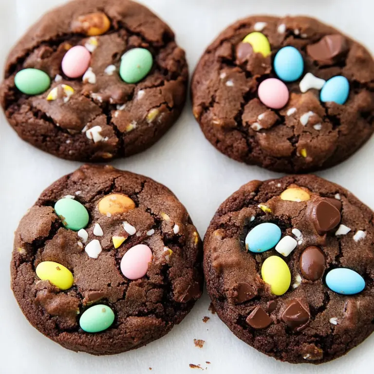 Mini Egg Brownie Cookies