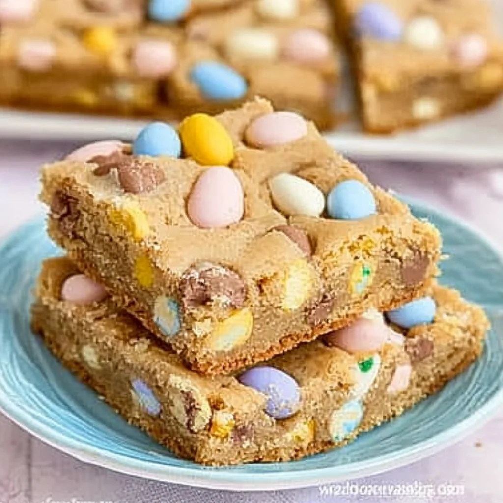 Mini Egg Cookie Bars!