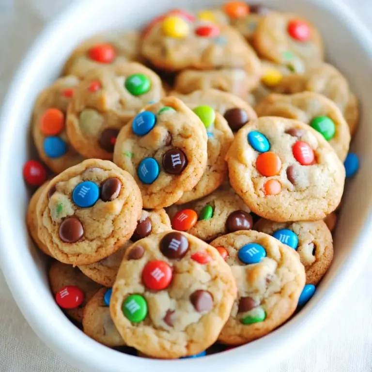 Mini M&M Cookies (Itty Bitty!)