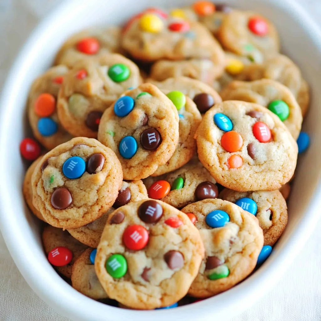Mini M&M Cookies (Itty Bitty!)