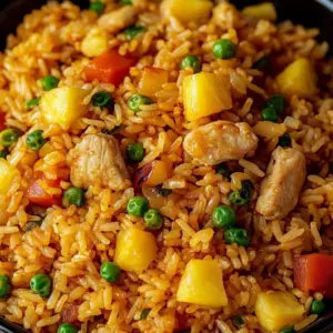 Pineapple Chicken Fried Rice Recipe