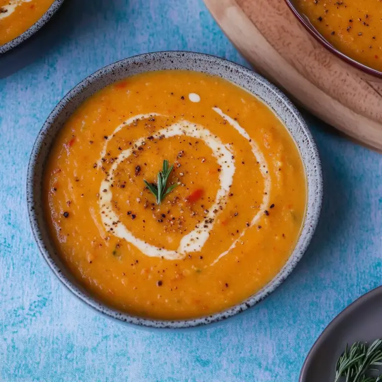Roasted Vegetable Soup: Smooth and Creamy