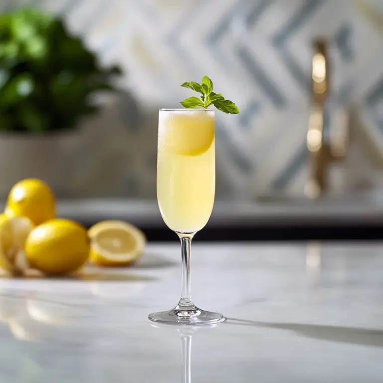 Sparkling Limoncello Cocktail