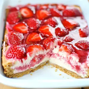 Strawberry Cheesecake Bars