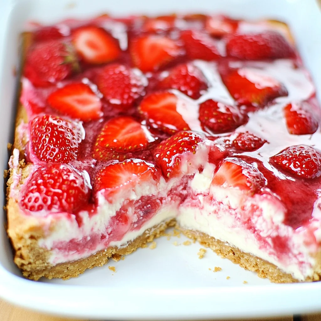 Strawberry Cheesecake Bars