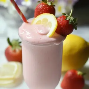 Strawberry Frosted Lemonade.